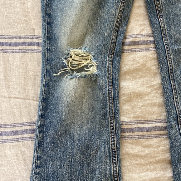 Pilcro Jeans Women's 27 Distressed bootcut Anthropologie - Picture 3 of 10